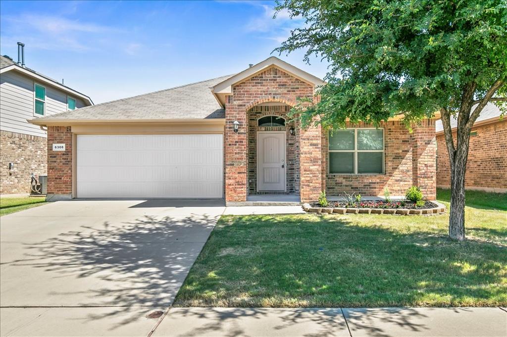 Welcome to this beautiful three-bedroom, two-bath home featuring a versatile extra room perfect for a second living area, formal dining, or a dedicated home office. Designed for modern living, the seamless open floor plan keeps everyone connected—allowing parents to easily supervise playtime or help with homework at the kitchen island while preparing meals. Enjoy complete peace of mind with extensive recent updates, including luxury vinyl plank flooring (2024), a new gas range (2025), a new microwave (2026), and a replaced garage door and opener (2024). Elegant granite countertops and stainless steel appliances complete the heart of the home. Located in a pristine neighborhood, you are just a scenic 5-minute stroll along the neighborhood pond to the community pool and park. Close to Eagle Mountain Lake for more summer fun and commuting is a breeze with quick access to downtown Fort Worth, Lockheed Martin, and NAS JRB. Move-in ready and perfectly timed to meet your new neighbors before the school year begins! No survey is available so please DO NOT check box 6(C)1.