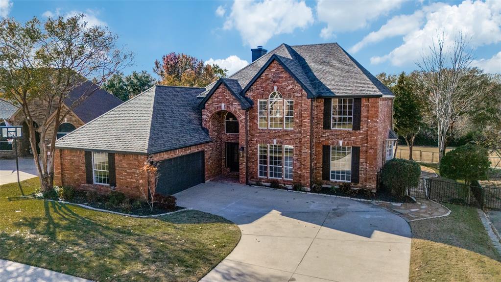 Immaculately renovated major upgrades to this already impressive 4-bedroom home in the heart of McKinney's Eldorado Country Club. Live among mature trees and rolling hills while enjoying a secluded, private, golf-course view — with trees, not neighbors, behind you.   Recent updates include gorgeous white oak flooring, custom paint, windows, quartz countertops, upgraded carpet, stainless appliances, light & bath fixtures, & completely renovated pool,     This home needs nothing… except its next owner!    The refreshed, open kitchen offers generous space for both entertaining and daily living.   The first-floor primary suite features private access to the pool and spa.    Upstairs, a flexible living area can serve as a billiards room, poker lounge, movie room—whatever fits your lifestyle.    The garage may even accommodate your private golf cart.    Award-winning Valley Creek Elementary is just a short bike or golf-cart ride away. Various Club memberships—golf, tennis, dining—are available.    (PS: the square footage is actually larger than shown in the tax rolls - -  shhh don't tell 'em!)  Schedule your showing today !