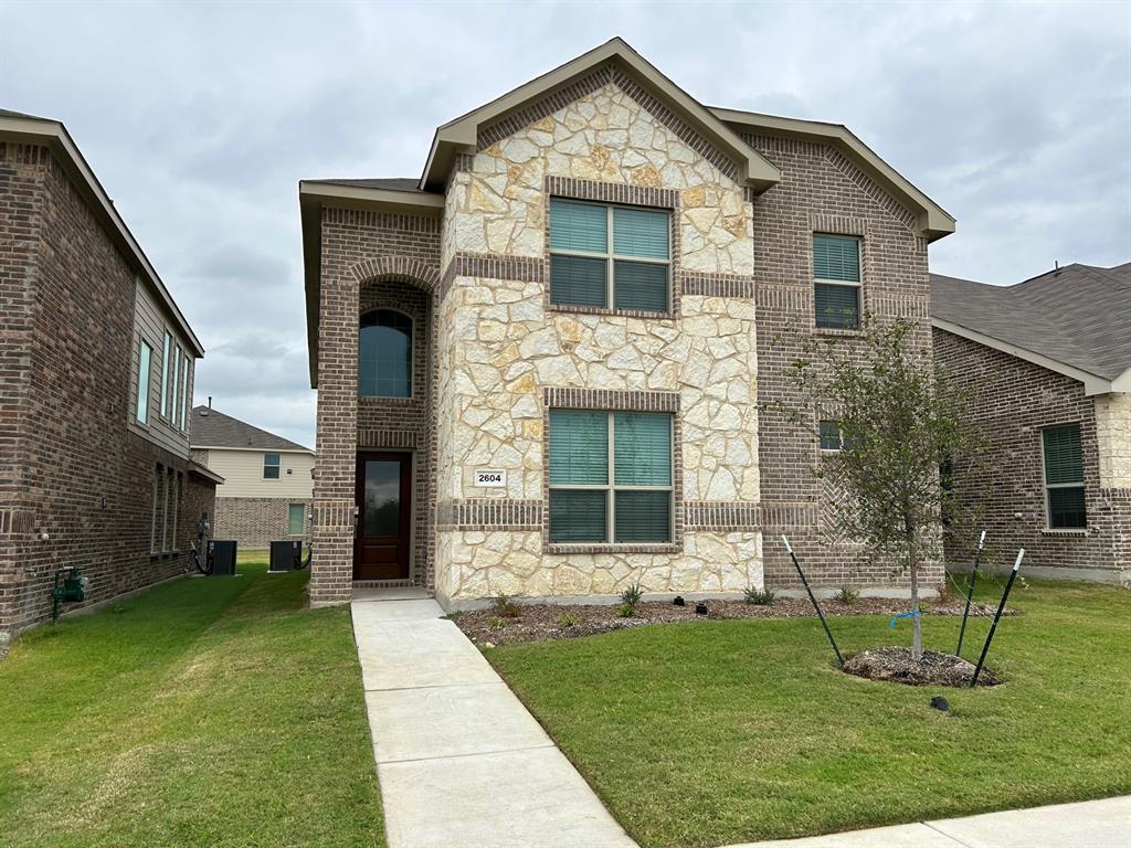 BE THE FIRST ONE TO LIVE IN THIS BRAND NEW home with a smart layout that is perfect for modern families. There are four bedrooms & 3 full baths and 2 half baths. On the first floor is an open concept living area which includes a living room, kitchen and dining room with a covered patio in the back. The owner’s suite is at the front of the home with a private bathroom and spacious walk-in closet. Upstairs are three bedrooms, two bathrooms and a versatile game room, perfect for kids and teenagers. Home including the owner’s suite which features dual vanity, stand in shower large walk in closet. The open concept living area includes an open kitchen, breakfast nook and family room with a back patio attached. The Home has durable vinyl floors in high traffic areas. Home with 2 car garage, sprinkler system & has pre-wired for security system. Home comes with brand new refrigerator, washer & dryer. Home is located very close to in a great elementary, middle schools & High school.