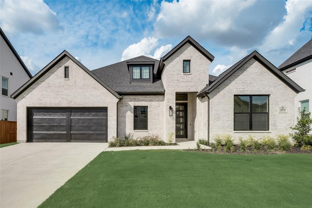 FINAL OPPORTUNITY to own this hard to find 1 and a half story Shaddock home on an interior street in the Summit section of Windsong Ranch. This custom new construction home has the perfect amount of living space, new transitional design and custom front elevation. The family room features abundant natural light and stacking sliding glass doors opening to the pool size back yard. The kitchen includes an oversized kitchen island, stainless steel appliances and custom cabinetry. The upstairs game room with 4th bedroom and bathroom is perfect for entertaining or hosting out of state family or guests. Come see this hard to find extraordinary new construction home on an interior South facing lot in the Summit section of Windsong Ranch before it is gone!