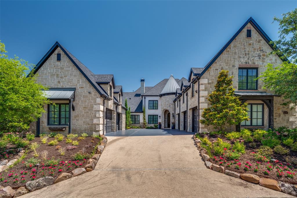 Stunning Fully UPDATED property in the PRESTIGIOUS guard gated community of KINGS LAKE!! Cathedral Grand entry with views of the modern living spaces!! The Focal point is the stunning floor to ceiling Marble Fireplace in den surrounded by built in cabinets and equipped with a drop down movie screen & full service wet bar. The exquisite gourmet kitchen has all the newest designer features. The primary suite is updated with spa like bath with heated floors, and amazing custom closet. Beautiful Study with fireplace and custom wood flooring. First floor also has a full BR Ensuite. Upstairs is a game room, media room, 3 BR, and a private suite which includes a huge living space, wood floors, bar area and beamed ceiling!! Climate controlled garages. Beautifully landscaped backyard with huge covered patio, terraced pool spa area overlooks a tree lined greenbelt with park access. Secret room above N. garage is perfect for flight or golf simulator! This is Executive living at its finest!!