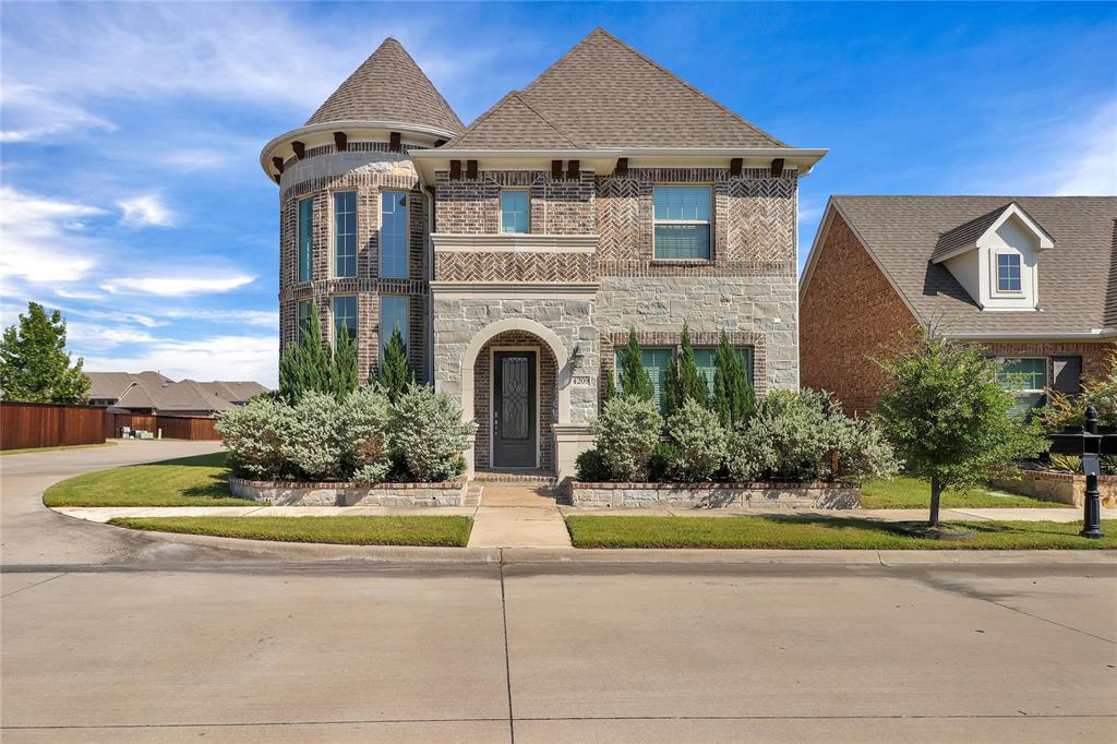 Beautiful home fit for a princess located on a corner lot in Viridian, featuring 4 bedrooms and 3.5 bathrooms, along with a well-designed floorplan. Bright, open-concept layout with engineered hardwood flooring, an elegant staircase, a wine closet, and a home office on the lower level. The chef’s kitchen is equipped with a level island, stainless steel appliances, a gas cooktop, and seamless access to the dining room and living room. The master suite, which includes a separate shower, a garden tub, dual sinks, and a walk-in closet, is situated at the rear of the home. On the upper level, there is a family room, 3 additional bedrooms, and 2 full bathrooms. Experience the amenities that Viridian residents cherish, including pools, tennis courts, pickleball courts, a sailing center, a sandy beach, a lake, and the scenic Lake Viridian trails.