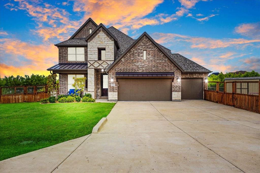 Beautiful 4-bedroom, 3.5-bath home loaded with upgrades and situated on just over one acre. Features scraped hardwood floors throughout the living areas, office, and kitchen, along with a spacious open floor plan designed for comfortable living and entertaining. An impressive rock fireplace anchors the main living area, while the private downstairs primary suite offers a large primary bath and oversized closet with custom built-ins. Dedicated office, generous secondary bedrooms, and a 3-car garage provide plenty of space for the whole family.

Outdoor features include a fully fenced yard, large pond with an aluminum dock, raised garden beds fenced separately from the main yard, a storage building, and plenty of space to relax or entertain, creating the perfect backyard retreat. This exceptional property combines quality craftsmanship, thoughtful upgrades, and peaceful country-style living with plenty of room to enjoy both indoors and out.