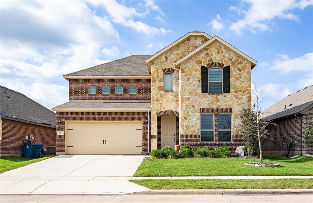 No PID, no MUD and lower taxes! Beautifully maintained and thoughtfully designed, this 5-year-old home offers an exceptional floor plan in sought-after Argyle ISD on the east side of Hwy 377 — all for under $600K! Featuring 4 bedrooms, 3 full baths, a dedicated office, and a desirable guest bedroom with full bath access on the first floor, this layout provides flexibility for multigenerational living, guests, or work-from-home needs. The spacious and inviting interior is complimented by a stunning backyard retreat complete with an oversized patio, deck, and pergola — ideal for entertaining or relaxing outdoors. With ample green space remaining for a trampoline, playset, or even a future pool, the possibilities are endless. Tucked away on a quiet cul-de-sac street with minimal traffic and a charming neighborhood pond, this home offers the perfect blend of comfort, functionality, and location.