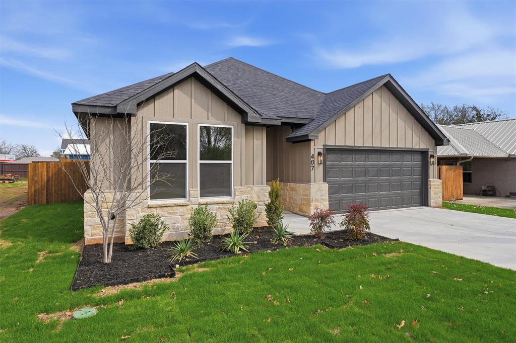 NO HOA...NO RESTRICTIONS! CLOSE TO TOWN! This brand new custom built home offers a bright and open floorplan designed for comfortable everyday living. One of the most convenient features is the walk in primary closet, which also connects to the laundry room for effortless functionality. Do you want an oversized kitchen with an oversized and enormous island? Done. Upgrades include quartz countertops, ss appliances, pantry, upscale fixtures. Did I mention that this home also comes with a 60 amp breaker in the garage for a future tesla charger as an extra upgrade? This home flows meticulously with split bedrooms, large primary bedroom, formal dining or office flex space. Primary bedroom is spa like and the bathroom has double sinks, separate bath and shower, oversized and spacious closet. This builder went above and beyond when it comes to energy efficiency. The attic has spray foam insulation for the ultimate use of protection against the weather elements, which will result in a low monthly utility bill. Step outside to enjoy a large fenced in backyard with plenty of space to relax, play or entertain.