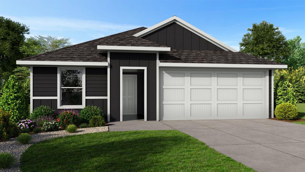 D.R. Horton America's Builder since 2002 is excited to serve as your new home builder in Lonestar at Liberty Trails, a fabulous unique master planned community in Justin and Northwest ISD! The single-story Ellis Floorplan Elevation-C features 3 bedrooms, 2 bathrooms, and a 2-car garage, with a quick estimated summer completion. This open concept home seamlessly connects the family room, dining area, and kitchen, complete with a large seating island, quartz countertops, stainless steel appliances, a gas range, built-in microwave, and a pantry for added storage. The private primary bedroom suite offers a relaxing retreat with a quartz-topped vanity, oversized shower, and spacious walk-in closet. Luxury vinyl flooring flows through the entry, hallways, and wet areas, and the home includes a Home Is Connected® Smart Home Technology package. Enjoy outdoor living with a covered rear patio and a fully fenced backyard with sod and a sprinkler system. Additional features include: Water Heater, Landscape Package, full sod, Sprinkler System and more! Future Community Amenities to include: Club House, Dog Park, Fishing Pond, Pickleball, Playground, Pool, Splash Pad, Walking-Nature Trails and Sand Volleyball. Situated conveniently near Highway 114 and Highway 287, Lonestar at Liberty Trails provides convenient access to key roads, making it ideal for commuting and exploring the surrounding areas.