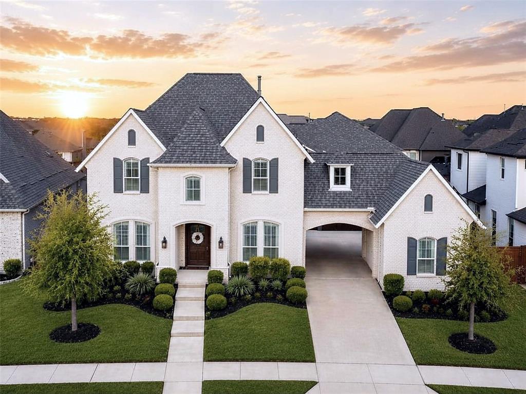 Nestled along a serene greenbelt in the highly sought-after master-planned community of Light Farms, this stunning Port Cochere residence offers an elevated blend of luxury, comfort, and timeless design. From the moment you arrive, the home’s captivating curb appeal and refined exterior set the tone for what awaits inside. Step into an open, light-filled interior where airy spaces and soft, neutral tones create a warm yet sophisticated atmosphere. Designed with both everyday living and effortless entertaining in mind, the expansive floorplan flows seamlessly inviting you to gather, relax, and unwind in style. The heart of the home extends outdoors to a private backyard retreat complete with a sparkling pool, outdoor kitchen, and built-in grill perfect for hosting under the Texas sky or enjoying quiet evenings overlooking the peaceful greenbelt backdrop. Upstairs, the home transforms into the ultimate entertaining space, featuring an expansive open game room and a dedicated media room deal for movie nights, game days, and unforgettable gatherings with family and friends. Every detail of this home has been thoughtfully curated to appeal to the senses where comfort meets elegance, and where indoor luxury transitions beautifully to outdoor living. A rare opportunity to experience refined living in one of North Texas’ most vibrant and amenity-rich communities!