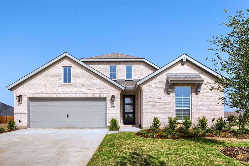 Beautiful 1 story home with 3 bedrooms, 2 full baths, 1 half bath, dining area, media room, outdoor living area and 2-car garage! This charming and versatile one-story home will take your breath away! Adjacent to the extended foyer are two secondary bedrooms with a shared full-size bathroom. Across the hall, you are greeted by the centrally located media room that's perfect for a family movie night. The chef's kitchen features a walk-in pantry and center island which overlooks the spacious dining area. The family room gives you access to the outdoor living area. The secluded main bedroom is the perfect retreat. In addition to the abundance of windows bringing in natural light, you will love the amazing en-suite bathroom featuring dual vanities, freestanding tub, spacious shower and a huge walk-in closet. This home is situated on a corner lot and is loaded with extras!