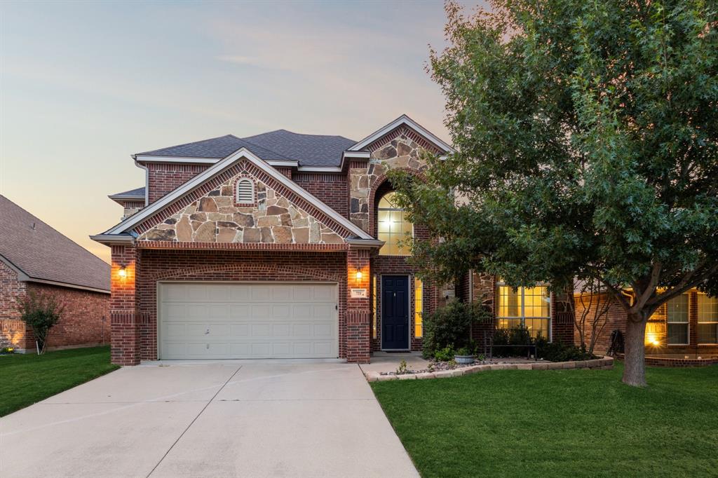 OFFER DEADLINE WEDNESDAY JULY 15TH 9PM. Located in the desirable Mistletoe Hill community of Burleson on a quiet cul-de-sac street, this spacious home offers a functional floor plan designed for everyday living. The primary suite is conveniently located downstairs, while upstairs features a large game room, three additional bedrooms, and a full bathroom, providing plenty of space for family, guests, or entertaining. The open-concept kitchen features an island, breakfast bar, and seamless flow into the living area and breakfast room. Step outside to a backyard made for entertaining with a large patio and outdoor kitchen. Washer, dryer, and refrigerators convey with the home. Conveniently located near shopping, dining, and with easy access to I-35. Residents enjoy community amenities, including a pool, playground, and park.