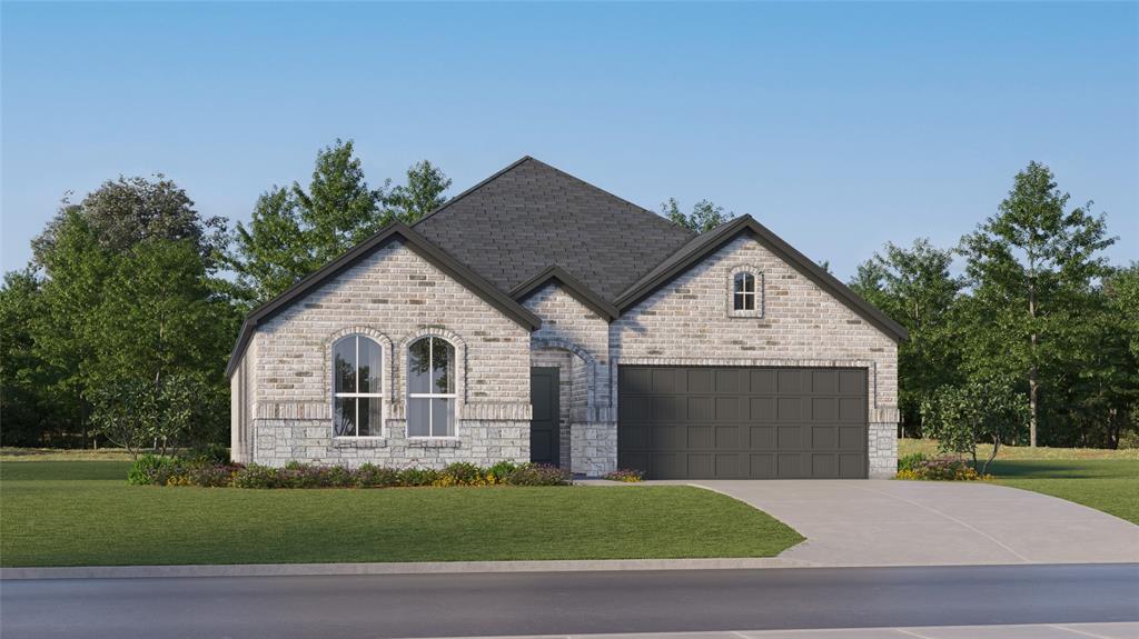 This single-story home shares an open layout between the kitchen, nook and family room for easy entertaining, along with access to the covered patio for year-round outdoor lounging. A luxe owner's suite is in a rear of the home and comes complete with an en-suite bathroom and walk-in closet. There are three secondary bedrooms near the front of the home, ideal for household members and overnight guests, as well as a versatile flex space that can transform to meet the homeowner’s needs.

Prices and features may vary and are subject to change. Photos are for illustrative purposes only.