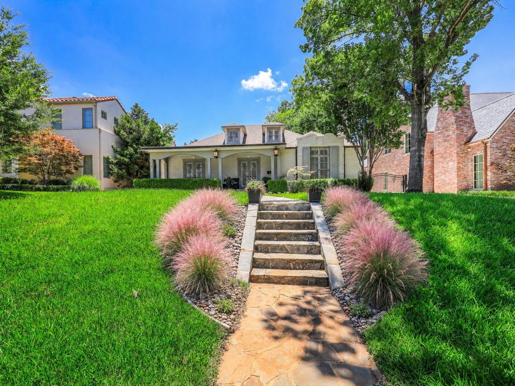 Just steps away from Colonial CC, true jewel box in the heart of Fort Worth, this stunningly remodeled home blends timeless charm with elevated luxury just moments from TCU and located in coveted Tanglewood Elementary. Offering 3 bedrooms, 3.5 baths, and a beautifully appointed 234 sq foot guest house with full bath. Every inch of this property has been thoughtfully updated and impeccably styled. From the dreamy covered front porch and lush landscaping to the plantation shutters, designer finishes, two Isokern fireplaces, and a beautifully, hand-crafted fireplace in the living room. A seamless flow into generous entertaining spaces and the covered outdoor living and kitchen area. Perfect for elegant dinner parties, football weekends, or effortless lock-and-leave living. Move-in ready and unforgettable, this home offers the rare combination of luxury, comfort, and character that buyers race to see.