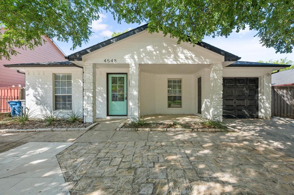 Welcome to this charming 3-bedroom, 2-bath home with a 1-car garage, thoughtfully designed within a cozy 1,051 square feet. This move-in-ready property offers an open floorplan where the family room flows seamlessly into the dining area and kitchen, creating a comfortable space for everyday living and entertaining.

The kitchen features a stainless steel electric cooktop as well as a 4-door refrigerator, and opens nicely to the main living areas for an easy, functional layout. Throughout the home, you’ll find gray interior paint and wood-look vinyl plank flooring in all three bedrooms—no carpet anywhere.

This home has seen several valuable updates over the years. In 2024, a new water heater was installed. Major 2021 improvements include a new roof, new HVAC system, new gutters, cleaned and sanitized air ducts, new exterior paint, and all new black light fixtures, giving the home both style and peace of mind.

Step outside to enjoy the oversized covered back patio overlooking a generous backyard with room to play, garden, or entertain. A storage shed adds extra functionality, while a charming tire swing brings a fun and unique touch to the outdoor space.

With its inviting layout, thoughtful updates, and spacious backyard, this Dallas home is full of charm and ready for its next owner.

Please NOTE: Home being sold AS-IS. Sellers will not make any repairs in case repairs are needed.