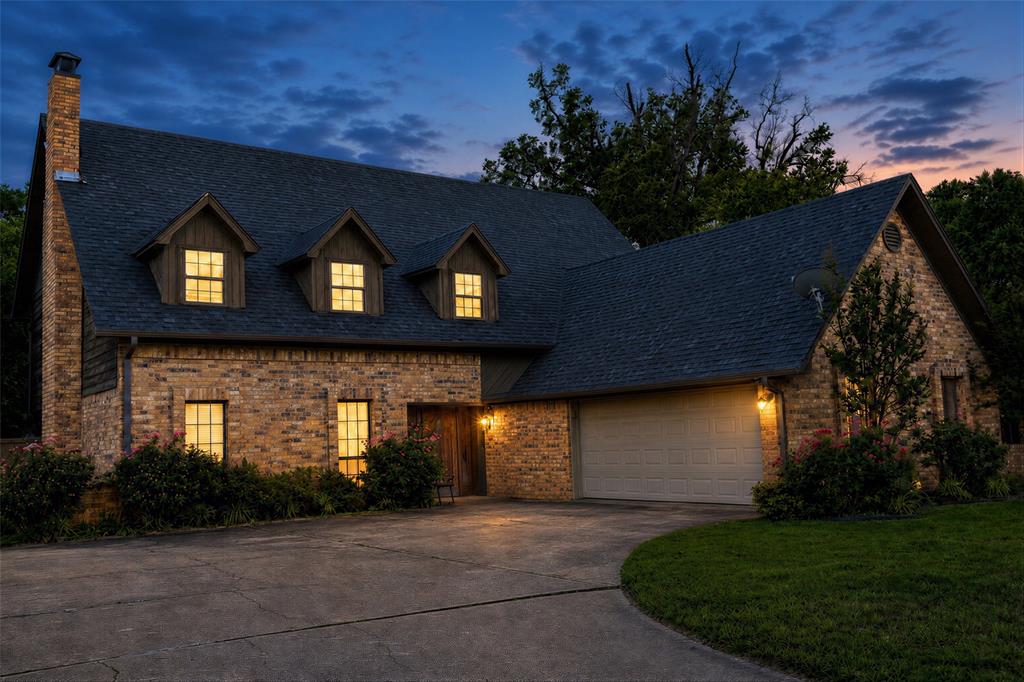 Welcome home to this stunning 4 bedroom WITH an office, and 2 AND A HALF bath 2 story property on nearly half an acre that truly has it all! The first floor is specifically designed for living and entertaining with the half bath conveniently located for guests. The living room has beautiful wooden floors, custom built in shelving around the cozy fireplace. The dining room is formal and kitchen offers tons of cabinetry and granite countertop space, as well as the perfect coffee corner.  The second floor hosts all bedrooms and offers a split floor plan! The master is extra spacious and offers double sinks. Tucked away on a quiet dead-end road, perfect for bike rides and peaceful living, this home features a spacious backyard with TWO patio spaces with plenty of room for covered grilling, a trampoline, swing set, and furry friends! You’ll love the thoughtful details and upgrades, NEW fencing. With NO neighbors behind you makes it even quieter than the average neighborhood. It is less than a mile from RJE, near Celebration Plaza, and has easy access to I-30 for everyday convenience. There is room for everyone and functional for every phase of life! This is the one you’ve been waiting for!