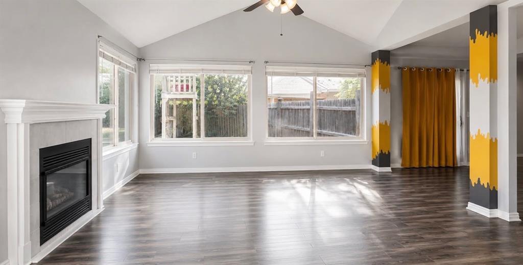Welcome home to this Incredible listing in Flower Mound just around the corner from Colony Park! Head in to this fresh and updated home that is ready for you! Inside you will find updated paint colors and beautiful flooring throughout, no carpet at all! This charming 3 bedroom, 2.5 bath home features soaring vaulted ceilings that create an open and inviting feel throughout the living spaces. Well maintained and move-in ready, this home offers the perfect combination of comfort, style, and location. If you are looking for that move in ready home in a fantastic location look no further than this one! Sought after opportunity and you can not delay! Schedule your private showing now