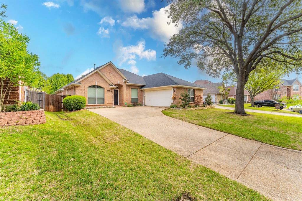 This beautifully renovated home features 4 spacious bedrooms, 2 full bathrooms, a formal dining room, a formal living area, and a separate family dining space. The expansive family room offers a warm and inviting atmosphere, ideal for gatherings and everyday living. The kitchen is a standout, complete with granite countertops, stainless steel appliances, and extensive porcelain tile flooring. Engineered wood floors add both elegance and durability throughout the home. The large master suite includes a luxurious bath with a separate shower, providing a perfect retreat. Additional highlights include a tankless water heater and a covered patio—ideal for outdoor relaxation. This home has been fully updated with new HVAC system to ensure comfort and modern convenience for its new owner.