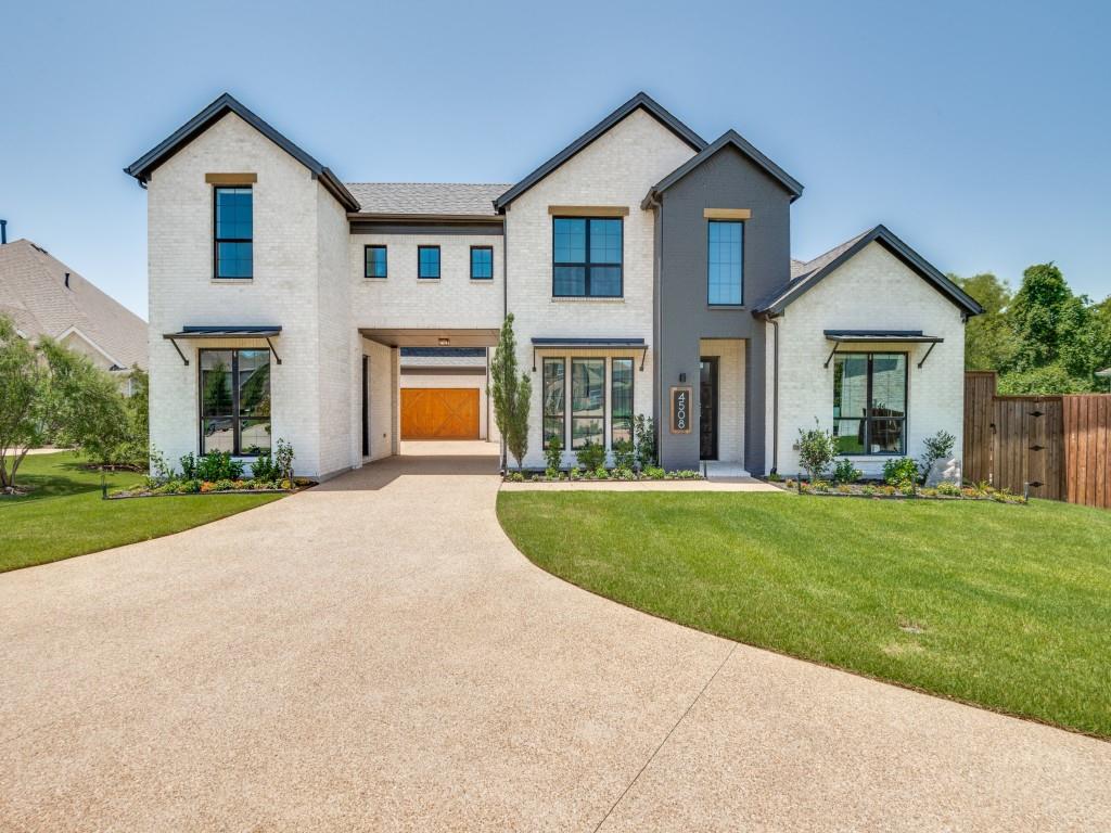 HUGE PRICE IMPROVEMENT!!  DO NOT SLEEP ON THIS VALUE!  Where Luxury meets livability and style!  This striking custom home in Bower Ranch turns heads from the curb.  Crisp white brick, bold black accents and a signature porte-cochere welcome you before you even step inside.  At 4,280 Sq Ft, every inch is intentional.  The Chefs kitchen is the heart of the home. loaded with a commercial grade refrigerator, gas range with pot filler, double ovens and a massive island built for gathering.  The open layout flows naturally into the living areas, anchored by soaring ceilings, designer lighting and natural light pouring through walls of windows.  The main level Primary offers a retreat with a custom closet and ensuite bath.  Step outside to your own backyard oasis - Heated pool, hot tub, putting green and a wrap around deck to enjoy your peaceful greenspace with no rear neighbors.