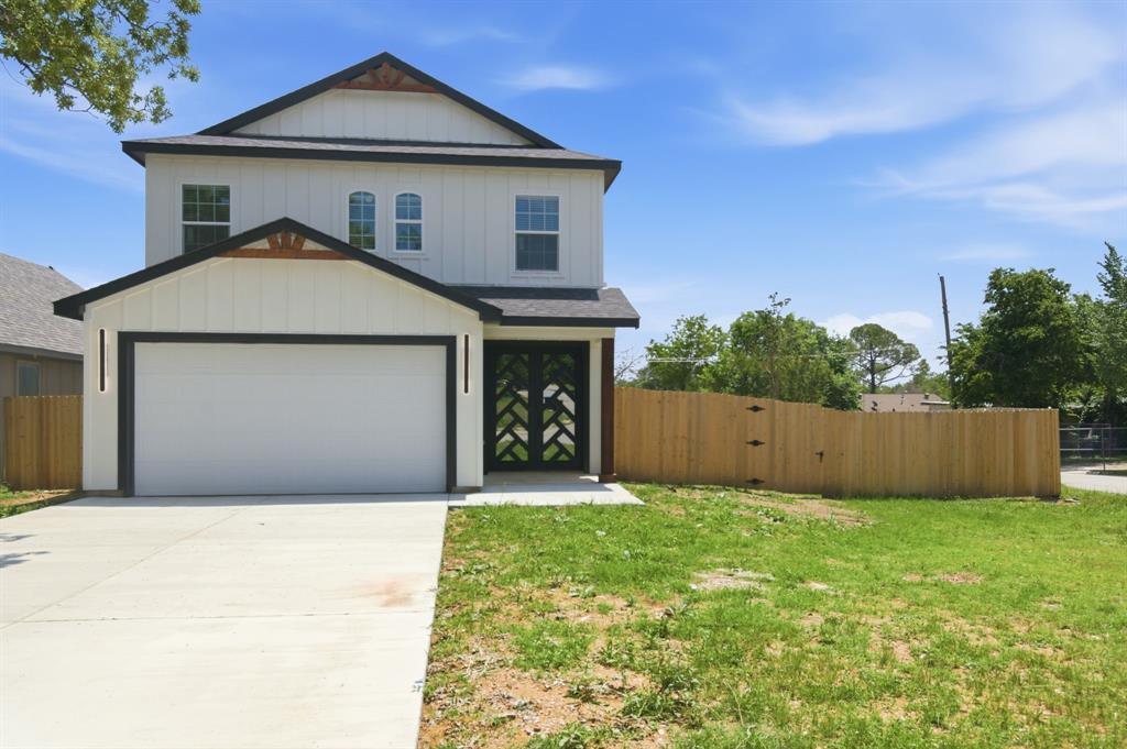 Stunning modern farmhouse just 15 minutes from Downtown Fort Worth! This beautifully designed 4-bedroom, 3.5-bath home offers 2,338 sq ft of thoughtfully designed living space with stylish modern finishes throughout. The open-concept layout features abundant natural light, luxury-style flooring, designer fixtures, and a spacious living area perfect for entertaining.

The kitchen showcases stainless steel appliances, custom cabinetry, sleek countertops, and a large island overlooking the main living and dining areas. The private primary suite offers a relaxing retreat with a spa-inspired bath and generous closet space. Upstairs provides additional bedrooms and flexible living space ideal for family, guests, or a home office.

Exterior features include modern farmhouse curb appeal, a 2-car garage, covered patio, fenced backyard, and fresh landscaping. Conveniently located near shopping, dining, schools, and major highways with quick access to Downtown Fort Worth. Move-in ready and built for modern living!