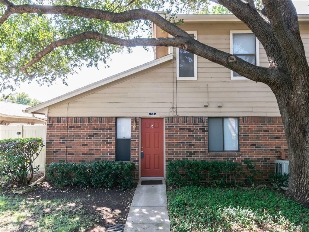 Darling updated Condo near Addison. Vacant and move-in ready. 2 Bedroom, 2 Bath, living room w-Fireplace. Wood flooring in living, kitchen, & primary BR. Kitchen features modern cabinets, Stainless Steel appliances, & granite countertops. Wood laminate flooring up & downstairs updated July '19. Bedroom & full bath on both levels. Extra storage. Neutral colors. Perfect for roommates. Refrigerator, washer & dryer included. Private patio & covered parking. Community pool on premises. Must have Renters Insurance. Sorry, NO PETS. $50 app fee per adult. Use TAR app. & last two pay stubs for everyone applying as well as copy of driver's license.  HOA dues paid by landlord.