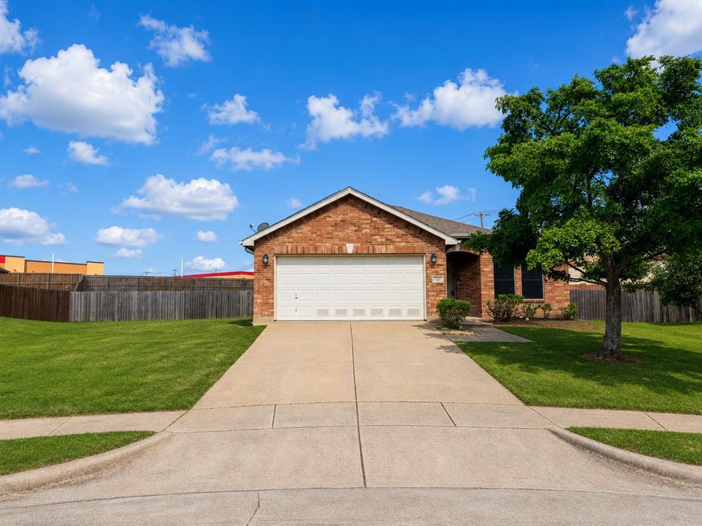 WOW, WHAT A BUY!!!! Look at the price for this square footage and lot size in Royse City!!!!! This home is in a sought after Royse City neighborhood being so close to I 30 for an easy commute. If you are looking for a BIG back yard, you just found it! Being situated on a curve of the street has allowed for one of the largest lots in Briarstone Estates, and with no neighbors directly across the street. The super cute curb appeal will bring you in! You'll love the wide open floorplan bringing the kitchen, formal dining area and living room together for all the family get togethers. This home brings so much warmth it really invites you in to just kickback, relax and enjoy. The living room has plenty of room for large furniture with a cozy wood burning fireplace. The kitchen has so much room there won't be any bumping elbows here preparing the family meals! You'll love the convenience and size of the walk in pantry. The expansive primary bedroom, has plenty of room for a sitting area to settle in for the night. Lots of space in the attached ensuite, offering a shower and tub for relaxing at the end of the day. Very nice sized walk-in closet that has plenty of room for his and hers. The secondary bedrooms are also extremely roomy which you just don't find in new builds anymore. Walk out to the huge back yard and start planning your back yard oasis. Grab the kiddos or the dog and take a walk to the cute community park just around the corner. This home is a clean well maintained home, just bring your vision to really make it your own! Reduction is due to this being an estate sale and sellers are ready for an offer! Don't miss this opportunity!