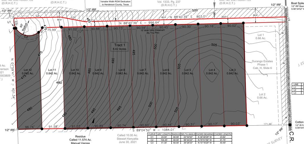Huge development opportunity near Hwy 175! Whether you're dreaming of building your forever home or searching for your next investment project, this property offers exceptional potential. Located within minutes from Hwy 175, this 10.25 acre tract has a preliminary plat approved for 10 residential lots, creating an incredible opportunity for builders, developers, or investors looking to bring a custom home community to life. Buyers also have the option to purchase an individual lot and build their own custom home once final plat is approved. No Mobile Homes allowed , site build only. Each lot is 0.842 acres, each lot will require a septic system. Lots 3- 12 available. Whether you're a builder looking for your next project or a homeowner wanting to secure a future homesite, this property offers flexibility! Come see for yourself! Buyer and buyers agent to verify all development requirements, utility availability, restrictions, 60 day close may be needed to finalize plat.