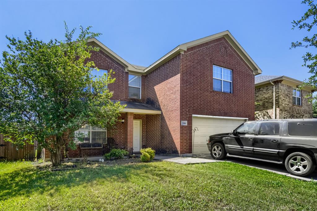 Welcome to this spacious two-story home designed for comfortable everyday living and entertaining. The first floor features an open-concept layout with a seamless flow between the living area, kitchen, and dining or eat-in space, creating the perfect gathering place for family and friends. Upstairs, you’ll find all bedrooms conveniently located along with a versatile second-floor family room ideal for a game room, media space, or additional living area. The private primary suite includes a full bathroom with a separate tub and shower, offering a relaxing retreat at the end of the day. Step outside to enjoy the large fenced backyard with plenty of space for outdoor entertaining, pets, or play. Discounted rate options and no lender fee future refinancing may be available for qualified buyers of this home.