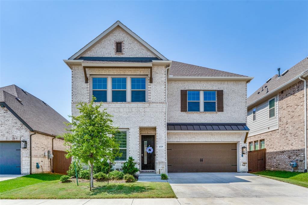 Beautiful, better than new David Weekley home situated in one of the most sought after superb location in The Colony with minutes to 121, tollway, Grandscape entertainment center, Nebraska furniture mart and tons of restaurants within half a mile. Fabulous floor plan with Owner's retreat downstairs with a study or office with double french doors which can be another guest bedroom. Gorgeous chef kitchen with gas stove and large island lined with white countertops, stainless steel appliances and ample cabinets. Mud room by the door from the garage for convenient backpacks and shoes placing prior to entering the kitchen. If you haven’t been able to find a home that checks all the boxes for your family, this home may be the answer! If you’ve been looking for a home with high ceilings in the open spacious family room, this home has 20’ ceilings. It has that too! It’s important for your family to have a game room and a media room. Done! Both the game room and media room are great spaces and you have the option to enclose the media room or leave it open. The 2 secondary bedrooms on the second floor are spacious and will accommodate queen and king beds with 2 full baths. The nearby Lake Lewisville offers endless opportunities for outdoor recreation and relaxation. With the lowest price per square foot for Camey Place, there’s nothing not to love here!