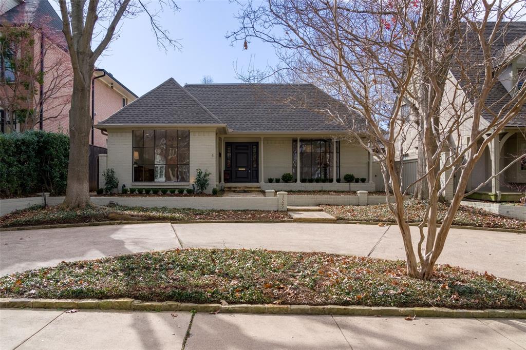 Recently redone, 2 story traditional in Highland Park with master down in acclaimed Armstrong Elementary District. This elegant home sits atop the terraced front yard with retaining walls and circle drive. Large windows afford natural light. Beautiful stone terraces and walks. Great closets and built ins. New kitchen appliances in kitchen with large pantry. Recently landscaped with sliding gate to be completed.