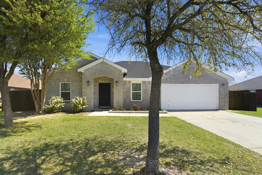 NO HOA!! Over a half acre lot!! Remodeled!! This cute as a pin 1 story 3 bedroom 2 bath home sits on over a half acre. New luxury vinyl plank flooring throughout the entire home, except the entry, which is tile. Completely repainted from the outside to the inside. Counter tops refinished, new lighting, new HVAC system, new water heater 2025, 4 new windows and a storm door and comes with refrigerator and washer and dryer. Microwave replaced in 2025. New lighting in some rooms. Septic system recently pumped out and ready for the new owners. Minor foundation around the corner of the garage area was done with transferrable warranty. Separate vanities in the master bath. Massive sized back yard for the dogs to run and family to hang out. This home is a steal of a deal for someone. NO HOA!! Excellent school district!!  Great little community with tons of growth all around. You will not find a better home for the price with this size of a yard anywhere!