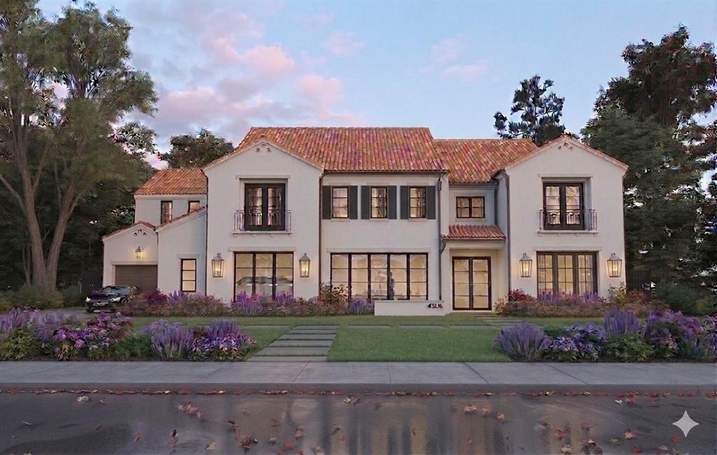 New construction by Alford Homes recently completed!  Santa Barbara clean transitional with rustic accents!  Buy the best in Preston Hollow!  Designed to have an abundance of natural light throughout, this home features a vaulted family room with a linear exterior door system that opens up entirely to the patio. The covered patio features heaters & phantom screens that enable you to FULLY open the living room to the outdoors - perfect for entertaining your friends and family.  A climate-controlled wine storage area with backlit Onyx is featured in the dining room.  The kitchen features commercial grade appliances and a showcase pantry.  The downstairs study features large windows and an office nook . A media room and secondary bedroom with an en suite bathroom is also featured on the 1st floor.  Additionally, a HUGE media or game room completes the 1st floor for multi-generational entertaining all on one level!  The upstairs features 3 bedrooms with full baths and walk-in closets.  A game room and yoga studio or wellness room are also on the 2nd level.  Pictures are from builder's previous projects.  Come see this one and buy the best there is!