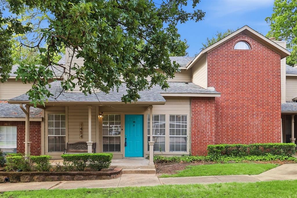 Welcome To 1454 Meadowood Village Drive. Charming 2-Bedroom, 2-Bathroom Condo In Gated Community, Offers Approximately 900 Square Feet of Comfortable Living Space Ready to Welcome Its Next Owner. Freshly Painted Interior, New Carpet and New Granite Counters in Kitchen! This Home Creates a Warm and Inviting Atmosphere from the Moment You Walk In. The Main Level Features a Spacious Living Room Centered Around a Cozy Fireplace, Flowing Seamlessly into the Kitchen Complete with Beautiful Countertops and Ample Cabinet Space, Guest Bedroom with Patio Access, Full Guest Bathroom! Primary Bedroom and Ensuite Bathroom Upstairs. Guest Enjoy Low-Maintenance Living with an HOA That Covers Access to Community Amenities, Front and Back Yard Maintenance, Security, Sewer, Trash, And Water Making Homeownership Easy and Worry-Free.