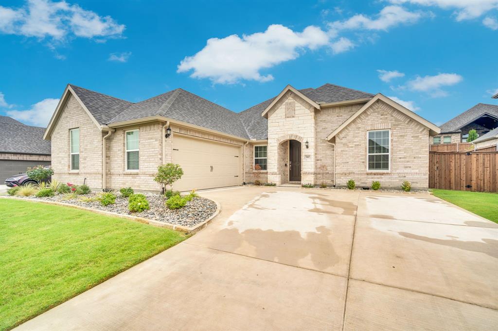 **PRICED TO SELL** Built in 2024, this like-new home feels as though it has never been lived in and offers luxury upgrades throughout that set it apart from comparable homes. Featuring 4 bedrooms, 2.5 bathrooms, and approximately 2,530 sq. ft., the open-concept layout is designed for both everyday living and entertaining. The spacious gathering room is filled with natural light and centered around an elegant fireplace, creating a warm and inviting atmosphere.

The home features two living spaces within its open-concept design, offering flexible use for relaxing, entertaining, or hosting guests while maintaining a seamless flow throughout the main living areas.

The gourmet kitchen showcases upgraded Silestone countertops, a premium Level 4 Silgranit sink faucet, generous counter space, and abundant storage, making it both highly functional and ideal for cooking and entertaining. Matching Silestone surfaces extend into the bathrooms for a cohesive luxury finish. Additional upgrades include luxury vinyl flooring throughout, smart home wiring, and a private study with French doors, ideal for a home office, flex space, bedroom or playroom.

The oversized owner’s suite offers a relaxing retreat with a spa-inspired walk-in shower, while three additional bedrooms provide ample space for family or guests.

Outdoor living has been thoughtfully enhanced with a 13x15 pergola and concrete patio, perfect for entertaining. Additional exterior improvements include a French drain system, updated landscaping, and a dedicated dog run. Featuring a neighborhood pool and park, this beautifully upgraded home combines modern style, functionality, and comfort in every detail.