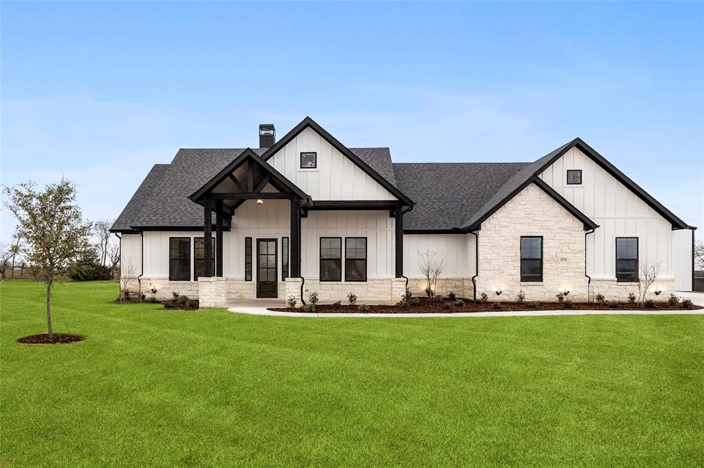 Completion date of late March 2026. Photos are SAMPLES of a Completed home.
1 Acre Lot. 2883 Sq. Ft. Energy Efficient Foam Encapsulation. Propane Gas, Tankless Water Heater. Open Concept. 4 Bedrooms, 3.5 Baths. Breakfast Nook, Study and Game Room.  10' Ceilings. Vaulted Ceiling in Living Room through to Kitchen with Stained Beams. 8' Solid Core doors. Gas Fireplace with Stone Floor to Ceiling and Stained Mantle. Painted Grade Cabinets. Quartz Counter tops through-out. White Subway tile Kitchen backsplash. Stainless Steel built-in Microwave, Single Oven and 5 Burner Gas Cooktop.  Hardwoods in Entry, Nook, Living Room, Kitchen, Pantry, Study, Game Room and Master Bedroom. C-Tile in Laundry and baths. Carpet in Secondary Bedrooms and closets.  Mud-bench. Master Bath - Walk-in MasterShower, Slipper Tub, Sink Vanity. Deed Restriction.
Oversized Front Sitting Porch
Large Vaulted Covered Patio with TV Drops and Plug, Ceiling Fan, Can Lights and BBQ Stub for future Outdoor Kitchen
Sod, Sprinklers, Gutters and Garage door opener.
Deed Restricted. No HOA. Fencing is specific to Deed Restriction specifications.
This is a great space for a Workshop, pool, outdoor kitchen and more. Come an see all of your options at Kelly Ranch Estates.