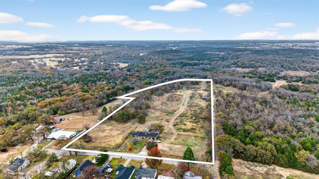 Expansive property (approximately 10 acres) with road frontage on two sides, offering excellent access and visibility. Located outside the city limits but within the ETJ, this tract sits just north of the city limit boundary along Parnell Street, creating a prime opportunity for future development. The property currently includes a single residence and benefits from two additional water meters already in place, providing added flexibility for expansion or new construction. Call Agent to set appointment. Residence is occupied.