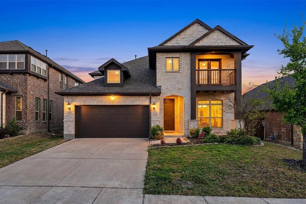 Price improvement and priced to sell! Featuring two primary bedrooms, this incredibly rare find at 1012 Granger Drive in McKinney will not last long. Located in the highly desirable Willow Wood community, this stunning 2020 build offers 3,305 square feet of beautifully designed living space with 5 bedrooms and 4 bathrooms. The thoughtfully crafted open concept layout is anchored by a luxurious main primary suite alongside a complete second primary suite, providing unmatched flexibility for guests or multi generational living. Soaring vaulted ceilings and abundant natural light fill the home. At its heart is a chef inspired kitchen boasting stunning granite countertops, a large center island, and a walk in pantry, all flowing perfectly into the spacious living areas for easy entertaining. Head upstairs to discover a large game room that opens directly onto a private covered balcony. Outside, the covered back patio offers a fantastic retreat overlooking a private, grassy backyard that is perfect for year round gatherings. This smart and efficient modern home is tucked away in a beautiful neighborhood while remaining just minutes from the vibrant boutiques, gourmet dining, and community charm of Historic Downtown McKinney Square. Do not miss your opportunity to own this unique dual suite gem at an incredible new price point, schedule your showing today!
