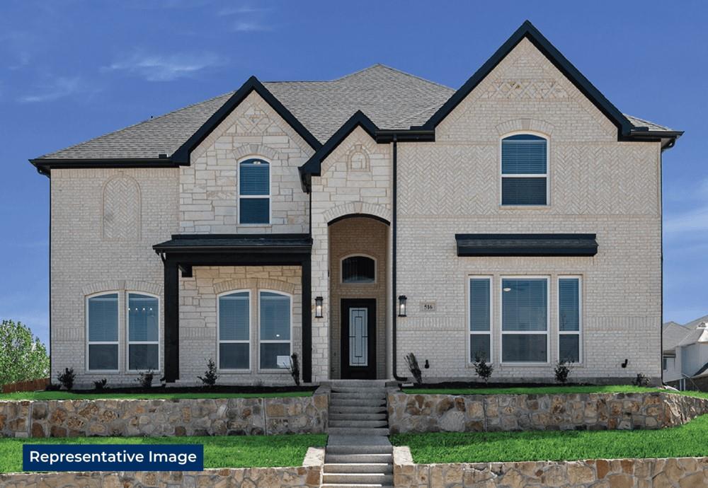 MLS# 21180459 - Built by First Texas Homes - Ready Now! ~ This stunning 5 bedroom, 4 bath corner lot home features an open-concept layout, game room, and media room—perfect for entertaining. A true must-see… don’t wait!