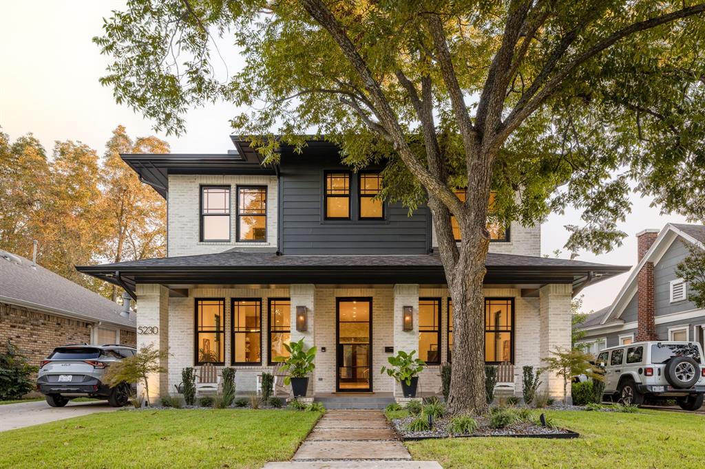 Experience sophisticated city living in the heart of Vickery Place, where timeless design meets modern innovation. Custom-built by Rosewood Custom Builders, this residence pairs exceptional craftsmanship with thoughtful upgrades and a premier walkable location—just steps from Knox-Henderson and Lower Greenville’s best restaurants, boutiques, and cafés.

Inside, light-filled open living spaces feature whole-house audio, advanced lighting scene technology, and a temperature-controlled wine room—perfect for entertaining or unwinding at home. The chef’s kitchen, anchored by a striking Aga oven and designer finishes, flows seamlessly to the dining and living areas for effortless everyday living.

Upstairs, the serene primary suite offers comfort and privacy, while a separate suite above the garage provides flexibility for guests, a home office, or creative studio.

Outdoors, every element has been elevated: a shade-sail covered patio with custom tile flooring, synthetic turf lawn, overlap privacy fencing, and dramatic up-and-down exterior lighting set the tone for stylish, low-maintenance living. A screened-in porch with fireplace extends the living area and creates a cozy year-round retreat.

Added luxuries include a whole-house generator, exterior camera system, and thoughtful exterior enhancements for both beauty and security.

Perfectly positioned in one of Dallas’s most dynamic neighborhoods, 5230 Richard Avenue offers refined design, innovative technology, and walkable convenience—an exceptional expression of modern Dallas living.