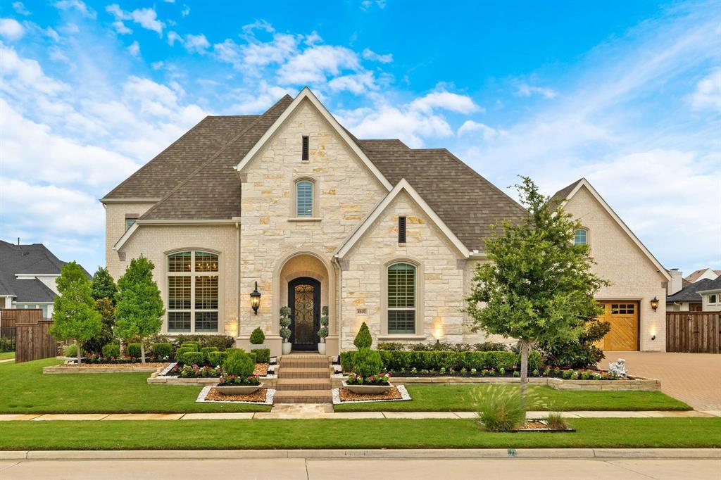 Better Than New–One-of-a-Kind Luxury in Windsong Ranch! Welcome to this extraordinary Belclaire custom home, nestled in the heart of the award-winning Windsong Ranch community. This impeccable residence is truly better than new offering a level of craftsmanship, finish-out, & refined elegance that is simply unmatched. Immaculate in every detail, this residence is the epitome of modern elegance, thoughtfully designed that feels straight out of the pages of a luxury home magazine. From the moment you arrive, you'll notice the thoughtful upgrades & timeless design that set this home apart. This one-of-a-kind property exudes quality & charm at every turn. The interior is graced with upgraded cabinetry, abundant storage, designer lighting, a soft, neutral color palette creating a clean & elevated aesthetic that feels both warm and luxurious. Premium appliances, including a built-in Sub-Zero beverage center & Scotsman ice maker. One of the most unique features is the unobstructed view out front, no front facing neighbor just tranquil views of mature trees and a walking trail. It’s a rare & peaceful setting that offers the perfect balance of beauty & privacy. The open-concept layout is ideal for both entertaining & everyday living. Step into the backyard & discover your own private resort: a heated & chilled pool with cascading water features, a covered patio & covered pergola with a built-in grill & griddle, bar-top seating, & custom landscape lighting that brings the space to life at night. The lush landscaping creates a peaceful, resort-style retreat & with a whole-home generator. As part of Windsong Ranch, enjoy the community amenities: the iconic 5-acre crystal lagoon, hiking & biking trails, fitness center, resort-style pools, sports courts, a vibrant community life & more! This home is a rare opportunity to own a truly turnkey, custom masterpiece where every finish, feature, & view has been thoughtfully considered, the kind of home that doesn’t come along often!