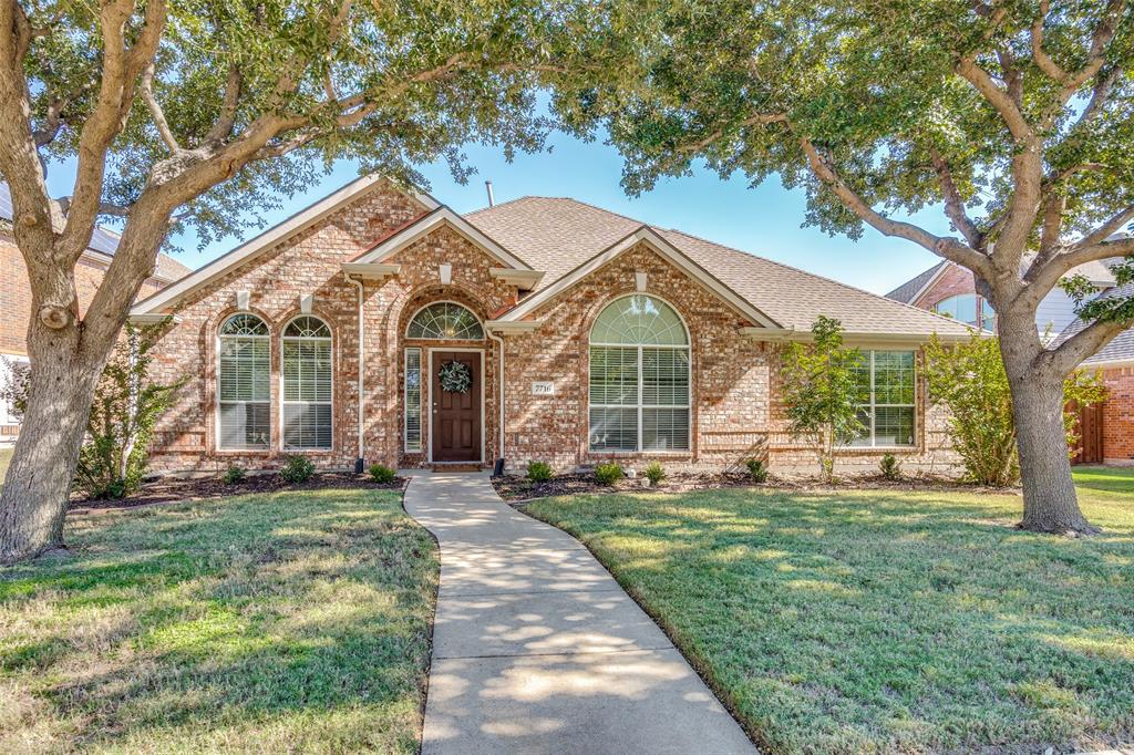 Location!! Location!! Location!! Stunning 4bed 2bath single story house in highly rated in Frisco ISD. Walking distance to elementary school, easy access to highway 121, close to shopping, dining and entertaining, parks and playgrounds.  Beautifully updated perfect family home offers natural hardwood floor, updated carpet in bedrooms and neutral painting color. Spacious and open concept family room is naturally lit by big windows and overlooking the good size of back yard. Chef's kitchen boasts of SS appliance, custom designed c-tile backsplash and white cabinets. Master suite is enhanced by dual sink, walk-in closet, sitting area and large space for your relaxation. Private backyard with extended covered area, 8ft fence and more spaced for your family entertainment. Refrigerator, washer and dryer will stay.