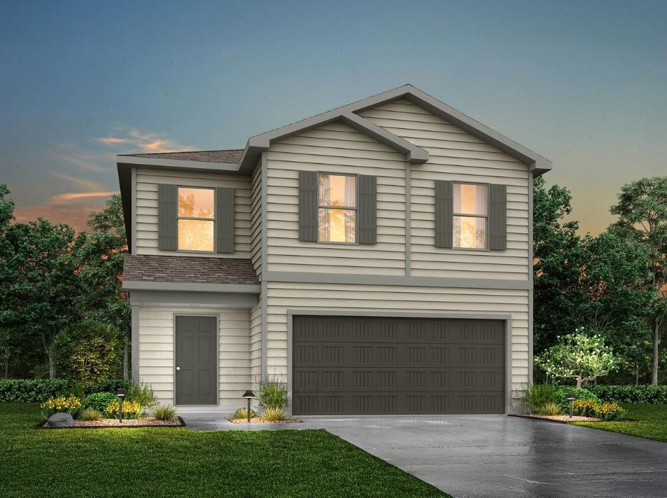 MLS# 21250547 - Built by NHC - Sep 2026 completion! ~ Model 2408 B1 - Big Bend  The Big Bend plan features 5 bedrooms, 2.5 bathrooms, a 2-car garage, and 2,408 square feet of thoughtfully designed 2 story living space.  As you step into the welcoming entryway, you will find a convenient half bathroom and the staircase leading to the upper level. Continue down the hall past the stairway and you will find an open concept living and dining area on the main floor. The kitchen, complete with a central island, overlooks the dining and living room, creating a perfect space for meals and family time. Off the living room, you will also have a downstairs bedroom perfect for guests or a study. Upstairs, the primary suite offers a private retreat with its own bathroom. Four additional bedrooms, a laundry room and a full bathroom complete the upper level, providing ample space for family or guests.