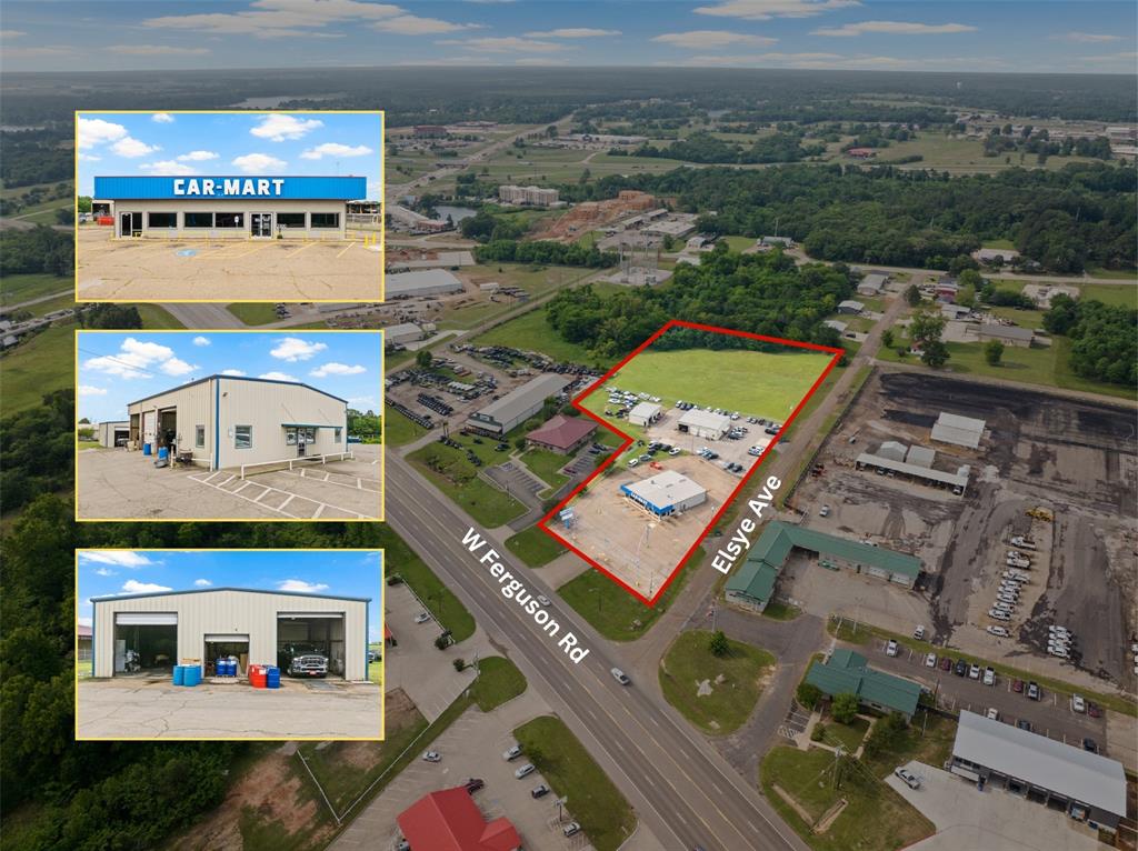 Prime commercial opportunity offering ample building space on 4.6 acres in a high traffic location close to I-30 with excellent visibility and access. This versatile property features road frontage on two sides, making it ideal for a variety of business uses. The main building spans approximately 4,875 square feet and includes a welcoming lobby, multiple private offices, restrooms, a kitchenette, and an expansive shop area suited for operations, storage, or workspace needs. In addition, the property includes a second building with both office and shop space, providing flexibility for multiple tenants or business functions, as well as a separate storage building for added convenience. A large adjoining lot further enhances the property’s potential, offering room for expansion, additional parking, or future development. This is a rare opportunity to secure a well equipped commercial property with ample space and strong exposure in a growing area.
