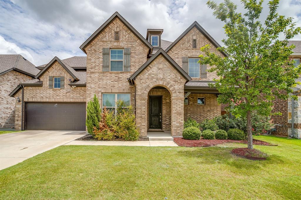 Situated on one of the neighborhood's premier greenbelt lots, this 4-bedroom, 3.5-bath home offers the perfect blend of luxury, space, and privacy. The premium homesite backs to a peaceful creek and greenbelt with no rear neighbors, offering scenic views, privacy, and direct access to nature.
Inside, soaring two-story ceilings, rich hardwood floors, and abundant natural light highlight the open-concept floor plan. The gourmet kitchen features an oversized granite island, stainless steel appliances, gas cooktop, subway tile backsplash, walk-in pantry, and extended soft-close cabinetry for exceptional storage. It flows seamlessly into the spacious living room with expansive windows showcasing the greenbelt views. The private first-floor primary suite offers tranquil backyard views and an upgraded bay window with additional windows that flood the room with natural light, creating a bright and relaxing retreat. The spa-inspired bath features dual vanities, a soaking tub, oversized walk-in shower, and a generous walk-in closet. The primary closet also features upgraded luxury vinyl plank flooring. A secondary bedroom downstairs provides flexibility for guests, a nursery, home office, or multi-generational living. Upstairs features two additional bedrooms, an oversized game room, and a separate media room. Step outside to the extended covered patio, expanded beyond the builder's standard size to maximize outdoor living. The oversized backyard overlooks the greenbelt and creek with room for a future pool. Seller offering a $10,000 Your Way incentive toward closing costs, rate buy-down, or price reduction. Located just moments from the neighborhood pool, playground, parks, fishing pond, club house for hosting, and walking trails, this home combines thoughtful owner upgrades with one of the community's most sought-after homesites. Premium creek and greenbelt lots like this rarely become available, don't miss your opportunity to own one of the best lots in the neighborhood.