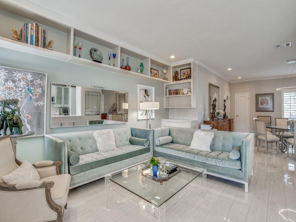 Preston Hollow Lifestyle. Highly sort after private school corridor serving Saint Mark's Boy's, Hockaday girl's, Ursula, EDS, Jesuit and more.
Walk to all your daily needs, groceries, restaurants, 4 coffee bar choices, workout studios, bike ride, beauty etc. Unit is re-designed for today's lifestyle  Large dine-in kitchen features abundant storage. Enjoy a large, private balcony on the east side creating the perfect space to relax and entertain overlooking the pool. Dimmer lights in every room to create your own mood. Master bedroom with walk-in closet and washer and dryer. Bedroom two has floor to ceiling closet with interior drawers. Additional linen, coat and storage closets. Spanish tile flooring in living areas and lvt flooring in bedrooms for easy cleaning and alergy free living. All ductwork replaced and moved into attic. HOA dues include all utilities and blanket insurance.
Paladino's restaurant from CA just opened across the street. To top it all, New boutique hotel with additional shops and living will be breaking ground soon next door.