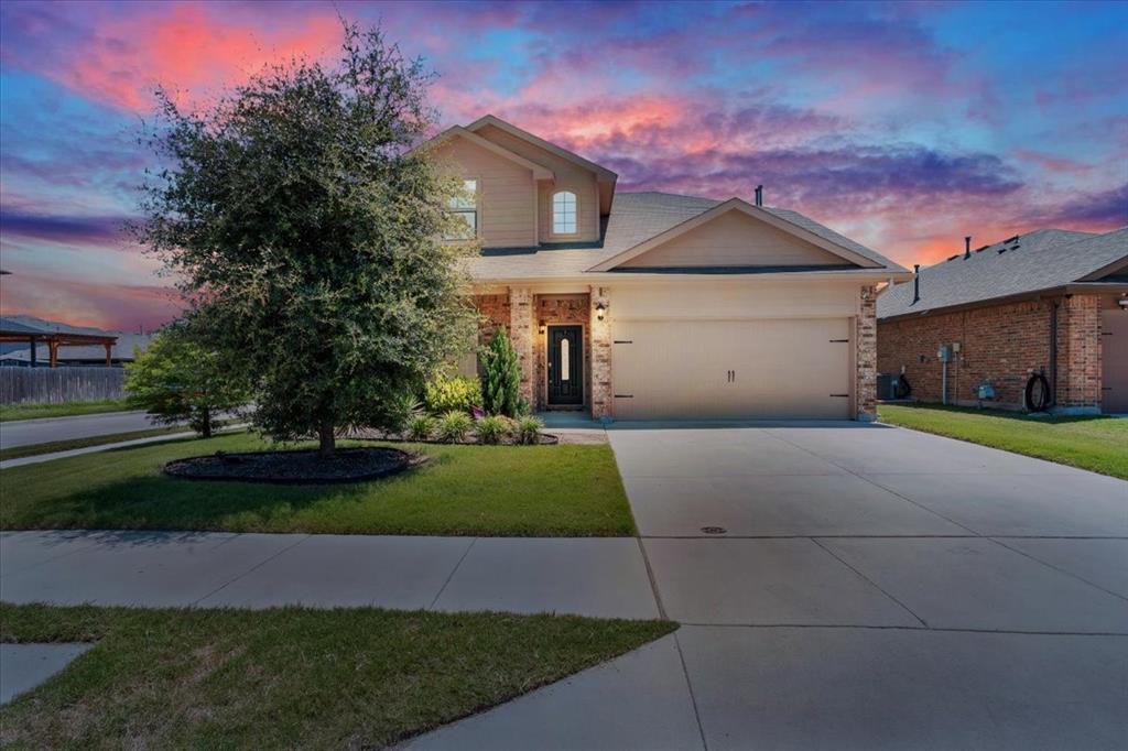Welcome to this beautifully maintained 5-bedroom, 3.5-bath home in the sought-after Villages of Eagle Mountain! This spacious two-story home offers an ideal floor plan with a private home office, an open-concept living area, and a well-appointed kitchen featuring granite countertops, stainless steel appliances, abundant cabinetry, and a large island that opens to the family room. The oversized primary suite is conveniently located on the first floor and includes a spacious ensuite bath and walk-in closet. Upstairs, you’ll find four generously sized bedrooms and plenty of room for family, guests, or flexible living. Step outside to the covered patio and enjoy the fully fenced backyard, perfect for relaxing or entertaining. Situated on a desirable corner lot with a 2-car garage, this home is conveniently located near schools, shopping, dining, parks, and major highways for an easy commute. A fantastic opportunity to own a move-in ready home with space for everyone!