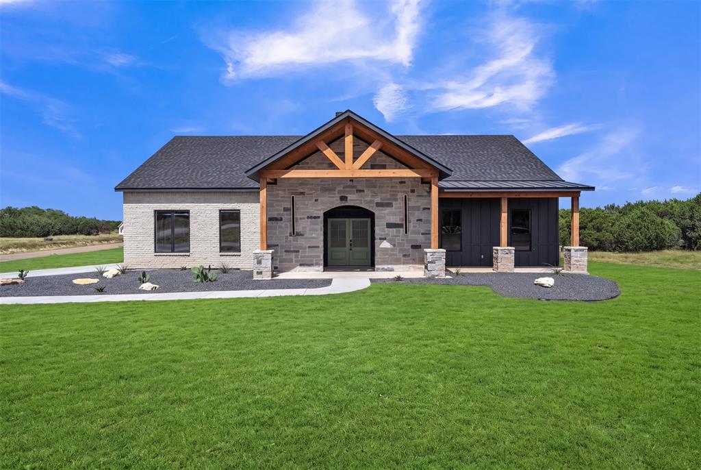 Welcome to your own private Texas retreat, where luxury meets country living. Situated on 1.4 beautifully landscaped acres, this custom-built modern farmhouse offers the perfect blend of timeless craftsmanship, designer finishes, and peaceful rural living.

From the moment you arrive, you'll appreciate the striking curb appeal, expansive covered front porch, and exceptional attention to detail throughout. Inside, the thoughtfully designed open-concept floor plan features soaring ceilings, abundant natural light, and elegant finishes that create a warm yet sophisticated atmosphere.

The chef-inspired kitchen is the heart of the home, showcasing custom cabinetry, premium finishes, generous workspace, and seamless flow into the spacious living and dining areas—perfect for entertaining or everyday living.

The luxurious primary suite serves as a private retreat with a spa-inspired bathroom and oversized walk-in closet, while three additional bedrooms provide flexibility for family, guests, or a home office.

Step outside to enjoy both the expansive covered front and back patios, offering the perfect setting to sip your morning coffee, host family gatherings, or simply relax while taking in the peaceful Texas countryside.

This is more than a home—it's a lifestyle. Enjoy the privacy of acreage living without sacrificing modern luxury, all while being conveniently located with easy access to surrounding communities.1.4 Private Acres
4 Bedrooms  2.5 Bathrooms
2,233 Sq. Ft.
Custom Luxury Modern Farmhouse
Open Concept Floor Plan
Designer Finishes Throughout
Chef's Kitchen
Spa-Inspired Primary Suite
Covered Front & Rear Patios
Premium Craftsmanship