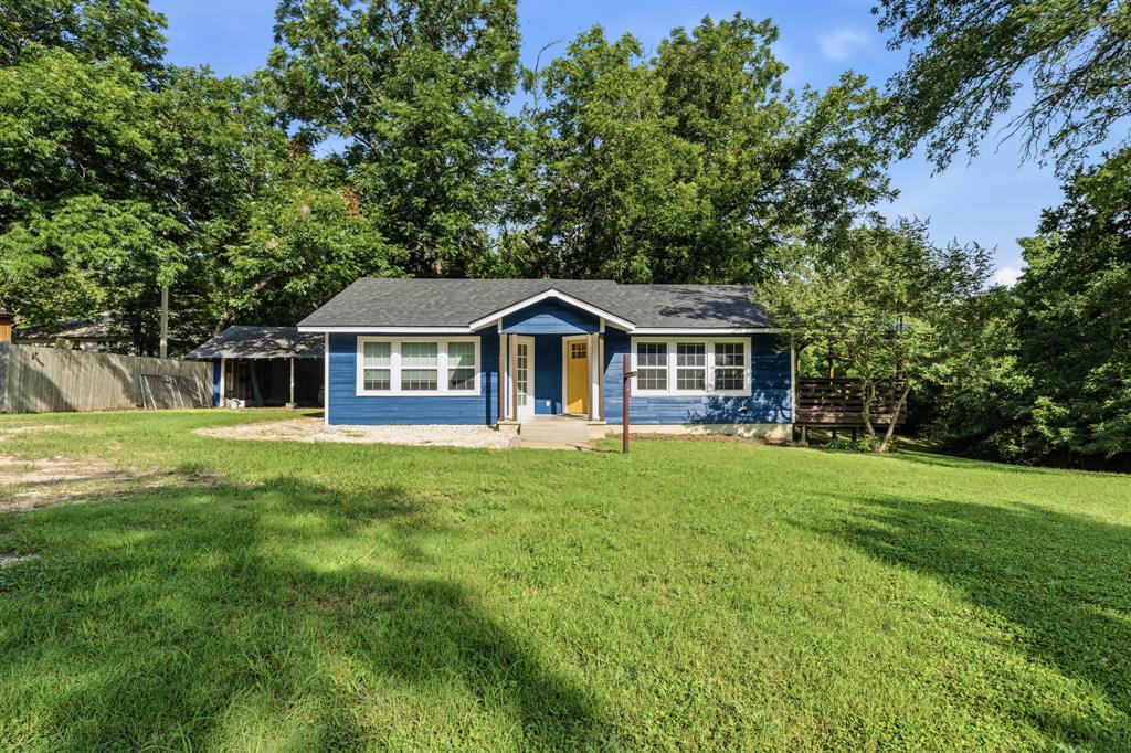 Located on approx an acre in a secluded area of Valley Mills.  Large pecan trees and a creek on one side.  Home has some original hardwood floors remaining with really nice updates done in the kitchen and bathroom.  Vinyl windows installed throughout the home except the kitchen area.  Hvac and electrical were updated in 2019.  Home remodel was done in 2019-2020.  Electric tankless hot water heater installed.  Laundry area is off the kitchen.  Detached garage for parking or storage.  French doors lead out to a huge covered back deck overlooking the property.  A smaller playhouse and a gardening area.  There is a chain link fenced area around the back of the home if you have pets.  This is a really neat and secluded property right in the heart of Valley Mills.  Owners have also done recent painting on the exterior.  The roof is approx 2 years old.