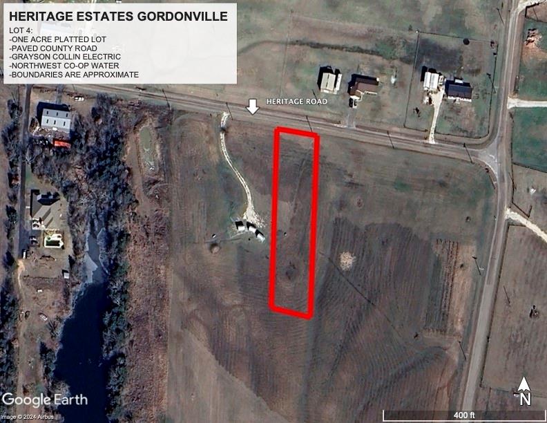 Beautiful platted One Acre lot with LIGHT RESTRICTIONS SEE ATTACHMENTS!  So convenient to golf, casinos, the Hagerman and to the great Lake Texoma with a variety of marinas close by!  Build your barndo or bring in your new modular, manufactured or tiny home!  Live in your RV while you build your dream home or enjoy a getway weekend of golf and nature!  Co-Op water and electric available at the road.
