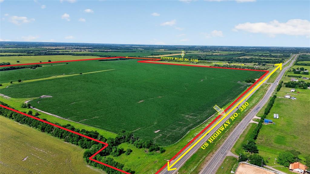 281.55 acres of prime commercial land for sale on US Highway 380 in Greenville Texas with over 3,000 linear feet of direct highway frontage. This is one of the largest contiguous tracts available on the Highway 380 corridor in North Texas and represents a rare large acreage investment opportunity for commercial developers, industrial users, logistics operators, and land investors.
The property offers dual road access via US Highway 380 and County Road 2148, providing the multi-directional entry configuration required for large scale commercial, industrial, and mixed use development. Located in Hunt County with unzoned status, this site offers maximum development flexibility with no municipal entitlement process. Current agricultural tax exemption keeps holding costs negligible.

This corridor is experiencing transformational growth. Princeton Texas ranked number one fastest growing city in the United States. Anna ranked number five. Celina ranked number four. TxDOT has committed to an 8 billion dollar reconstruction of US 380 as a controlled access freeway. FM 1570 extension is fully funded and in design. Collin County Outer Loop is in active corridor preservation.
Ideal uses include industrial park, logistics and distribution, mixed use commercial development, large format retail, master planned residential, data center, medical campus, and strategic land bank. All details subject to independent buyer verification during due diligence.