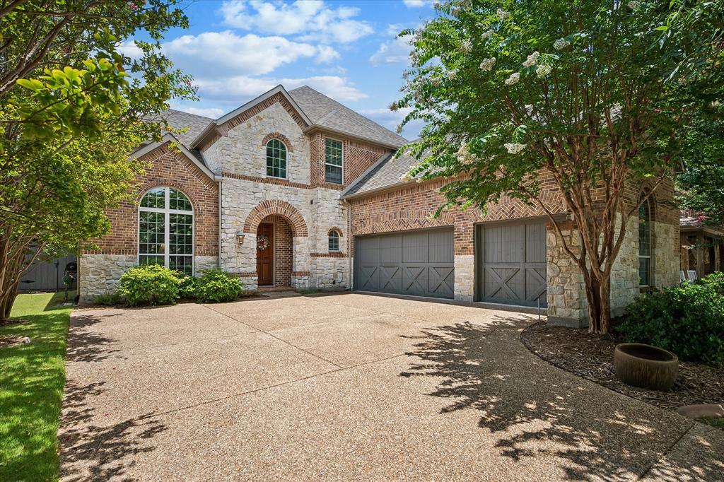 Nestled on a quiet cul-de-sac in the highly sought-after Cascades neighborhood of Stonebridge Ranch, this exceptional Highland Home offers the perfect blend of luxury, functionality, and timeless style. Featuring 5 spacious bedrooms, 4 full bathrooms, a private study, game room, media room, and a 3-car garage, this thoughtfully designed floor plan provides flexible living spaces for every stage of life. The heart of the home is the gourmet kitchen, beautifully appointed with white cabinetry, granite countertops, a gas cooktop, double ovens, island that opens seamlessly to the inviting family room. Hand-scraped hardwood flooring, plantation shutters, extensive crown molding, decorative lighting, and an open-concept layout create an elegant yet comfortable atmosphere throughout. The primary suite offers a peaceful retreat with a spa-inspired bath featuring dual vanities, a soaking tub, separate shower, and generous walk-in closet. A secondary bedroom and full bath on the first floor provide an ideal space for guests. Upstairs you'll find 3 additional bedrooms, a spacious game room, dedicated media room, and an impressive walk-out attic for abundant storage.
Step outside to your private backyard oasis designed for year-round entertaining. The covered outdoor living area features a built-in grill, bar seating, bev. refrigerator, outdoor speakers, and plenty of space to relax or host gatherings. Professionally landscaped grounds and a spacious backyard complete the outdoor experience. Residents enjoy all the award-winning amenities of Stonebridge Ranch, including community pools, parks, walking trails, tennis and pickleball courts, lakes, beaches, and playgrounds. Conveniently located near shopping, dining, major highways, and within acclaimed Frisco ISD, this beautifully maintained home offers an outstanding combination of luxury, comfort, and location.