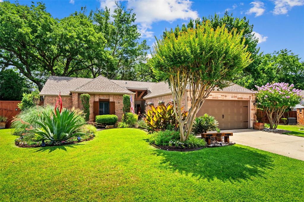 Nestled on a gorgeous oversized lot filled with mature shade trees, this beautifully maintained home offers the perfect blend of comfort, character, and outdoor living. Custom Texas-inspired landscaping and lighting create an inviting setting, while the backyard is designed for entertaining with a huge pergola, outdoor fireplace, fountain, spacious living area, and storage shed. Just steps from Hunterwood Park with walking trails, creek, and playground, this property delivers a true lifestyle experience.

Inside, the 3-bedroom, 2-bath layout features three separate living areas, including a large media room ideal for movie nights or game days. The kitchen is equipped with double stainless steel ovens and a JennAir downdraft cooktop. The updated primary bath includes double sinks and a beautifully finished walk-in shower. Located in highly sought-after Coppell ISD and within walking distance to Downtown Coppell and the Farmers Market, this home also offers convenient access to both Dallas and Fort Worth.