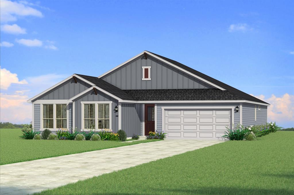 Built by Mattamy Homes - The Seville II - Available Sept-Oct! Beautiful lot that back up to the creek. The Seville II offers a thoughtfully designed single story layout that blends comfort and everyday livability. An open concept design centers around a spacious Great Room that flows seamlessly into the dining area and kitchen, creating an inviting space for gatherings and daily life. The kitchen features a large island with a breakfast bar, a walk in pantry, and ample counter space that support both function and style. Just off the main living area, a covered patio extends your living space outdoors for relaxing or entertaining. The private owner’s suite is tucked at the back of the home and includes a spacious walk in closet and a spa inspired bathroom complete with a freestanding tub. Three secondary bedrooms are positioned near the front of the home, offering comfort and flexibility for family, guests, or a home office. A versatile flex room near the foyer adds even more adaptability to the layout. With bright, open living areas and a design that simply works, the Seville II delivers comfort and functionality in a home built for the way you live today.